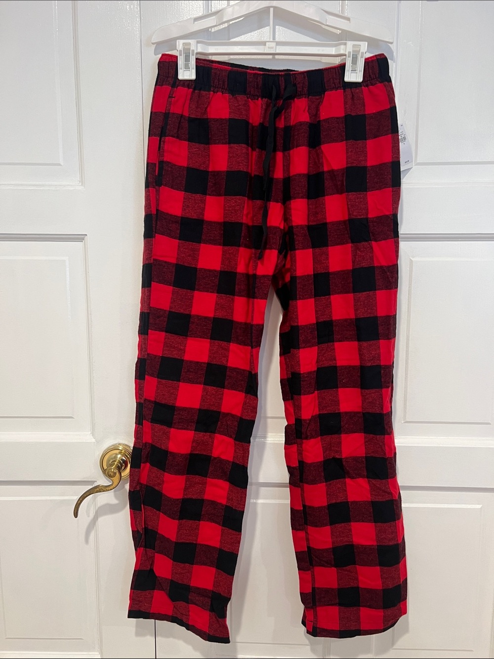 Old Navy Red and Black Buffalo Plaid Pajama Bottoms